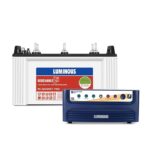 Luminous Inverter & Battery Combo (Eco Watt Neo 1050 Square Wave 900VA/12V Inverter, Red Charge RC 18000ST Battery ) for Home, Office & Shops